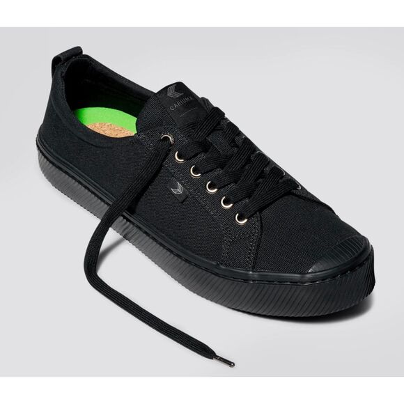 CARIUMA OCA Canvas Low Top Sneaker Black, Sz 9 - Picture 1 of 14
